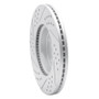 R1 13-26 Honda Hr-V Front Right Drilled & Slotted Geo-Carbon Rotor