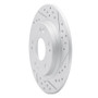 R1 11-15 Honda Cr-Z Rear Right Drilled & Slotted Geo-Carbon Rotor