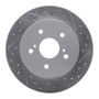 R1 10-13 Suzuki Kizashi Rear Right Drilled & Slotted Geo-Carbon Rotor