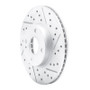 R1 16-25 Mazda 2 (Mexico) Front Right Drilled & Slotted Geo-Carbon Rotor