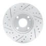 R1 16-25 Mazda 2 (Mexico) Front Right Drilled & Slotted Geo-Carbon Rotor