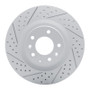 R1 07-15 Mazda Cx-9 Front Left Drilled & Slotted Geo-Carbon Rotor