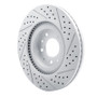 R1 07-15 Mazda Cx-9 Front Left Drilled & Slotted Geo-Carbon Rotor