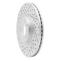 R1 06-07 Mazda 6 Front Left Drilled & Slotted Geo-Carbon Rotor