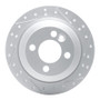 R1 02-15 Mini Cooper (Excl Clubman Rear Right Drilled & Slotted Geo-Carbon Rotor