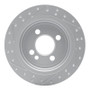 R1 02-15 Mini Cooper (Excl Clubman Rear Right Drilled & Slotted Geo-Carbon Rotor