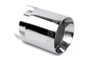 Dinan Double-Walled 4.5in Clamp-On Exhaust Tip - Polished - 4.5in Outlet / 3.25in Inlet