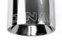 Dinan Double-Walled 4.5in Clamp-On Exhaust Tip - Polished - 4.5in Outlet / 3.25in Inlet