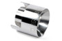 Dinan Double-Walled 4.5in Clamp-On Exhaust Tip - Polished - 4.5in Outlet / 3in Inlet