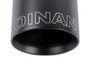 Dinan Double-Walled 4in Clamp-On Exhaust Tip - Black - 4in Outlet / 3.25in Inlet
