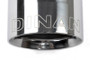Dinan Double-Walled 4in Clamp-On Exhaust Tip - Polished - 4in Outlet / 2.75in Inlet