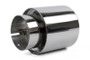 Dinan Double-Walled 4in Clamp-On Exhaust Tip - Polished - 4in Outlet / 2.75in Inlet