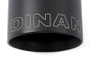 Dinan Double-Walled 4in Clamp-On Exhaust Tip - Black - 4in Outlet / 3in Inlet