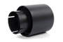 Dinan Double-Walled 4in Clamp-On Exhaust Tip - Black - 4in Outlet / 3in Inlet