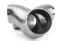 APR Cast Stainless Steel Double Y Splitter - 76mm (3in) to Quad 63.5mm (2.5in)