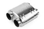 APR Premium Sound Absorption Muffler - Dual 70mm (2.75in) Oval Body (217x134x210)