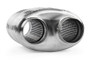 APR Premium Sound Absorption Muffler - Dual 70mm (2.75in) Oval Body (217x134x210)