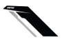 APR Sideburn Sticker - Black/Silver