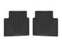 WeatherTech 24-26 Hyundai Kona Rear All-Weather Floor Mats 2nd Row - Black