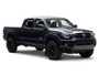 Raxiom 12-15 Toyota Tacoma Axial Series Headlights/Seq LED Bar- Black- Clear Lens