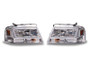 Raxiom 04-08 Ford F-150 Axial Series Projector Headlights- Chrome Housing- Clear Lens