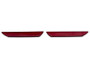 Raxiom 15-23 Ford Mustang Axial Series LED Side Marker Lights- Rear- Red