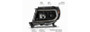 Raxiom 05-11 Toyota Tacoma Axial Series Switchback Projector Headlights- Black Housing- Clear Lens
