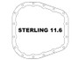 aFe POWER Pro Series Rear Diff Cover Black w/ Machined Fins Ford F-250/350 23-26 (Sterling 11.6)
