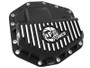 aFe POWER Pro Series Front Diff Cover Black w/ Machined Fins Ford F-250/350 23-26 (Dana M235)
