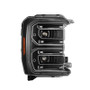 AlphaRex 23-26 Ford F-250 SD LUXX LED Proj Headlights Alpha Blk w/Activ Light/Seq Signal/Switchback