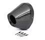 Carbon End Cap 4.5" Hole 1 3/4 Ti5/ti6 Cap/rivets