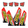 T-6 Wrap/end Cap Decals Crf Replacement Muffler Stickers