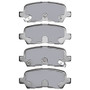 R1 04-16 Pontiac Grand Prix Rear Semi Met Brake Pads