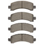 R1 02-14 GMC Yukon Xl 1500 Rear Semi Met Brake Pads