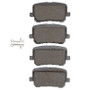 R1 14-23 Dodge Charger Rear Optimum OE Brake Pads