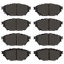 R1 12-20 Mitsubishi Fuso Front Optimum OE Brake Pads