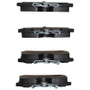 R1 01-19 Ford Fiesta Rear Semi Met Brake Pads