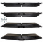 R1 02-05 Saab 9-7X Front Semi Met Brake Pads