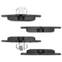 R1 06-15 BMW 328I Rear Optimum OE Brake Pads