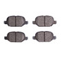 R1 09-19 Fiat 500E Rear Euro Ceramic Brake Pads