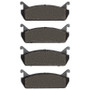 R1 90-96 Mercury Tracer Rear Semi Met Brake Pads