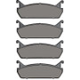 R1 90-96 Mercury Tracer Rear Semi Met Brake Pads