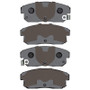 R1 00-06 Nissan Sentra Rear Optimum OE Brake Pads
