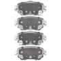 R1 17-25 Nissan Qashqai (Canada) Rear Ceramic Brake Pads