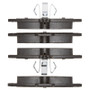R1 08-18 Mercedes-Benz E550 Rear Semi Met Brake Pads