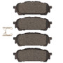 R1 03-08 Subaru Impreza Rear Performance Sport Brake Pads