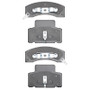 R1 90-02 GMC Savana 2500 Front Ceramic Brake Pads