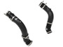 aFe BladeRunner 3in & 3-1/2in AL Hot and Cold Charge Pipe Kit Black RAM Diesel Trucks 25-26 L6-6.7L