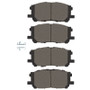 DFC 04-09 Toyota Highlander Hybrid Front 4000 Hybridynamic Brake Pads