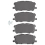 DFC 04-09 Toyota Highlander Hybrid Front 4000 Hybridynamic Brake Pads